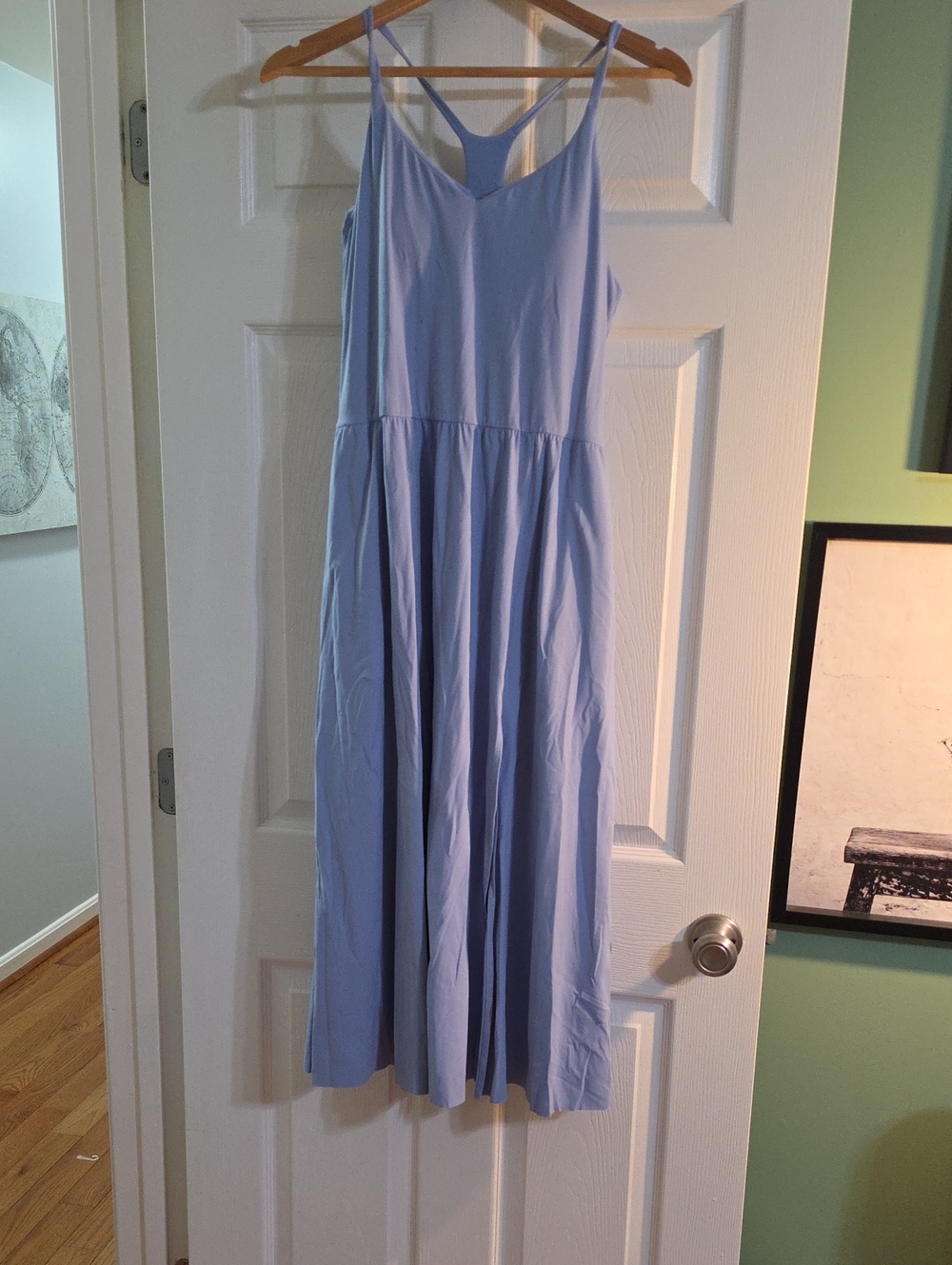Halara Light Blue Women's Spaghetti Strap Maxi Dress